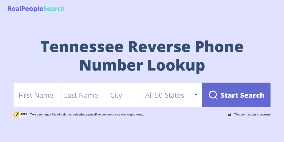 Tennessee Reverse Phone Number Lookup & Search