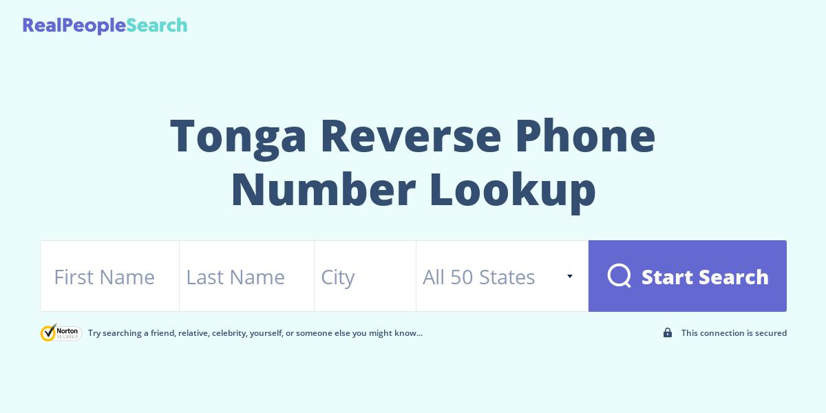 Tonga Reverse Phone Number Lookup & Search