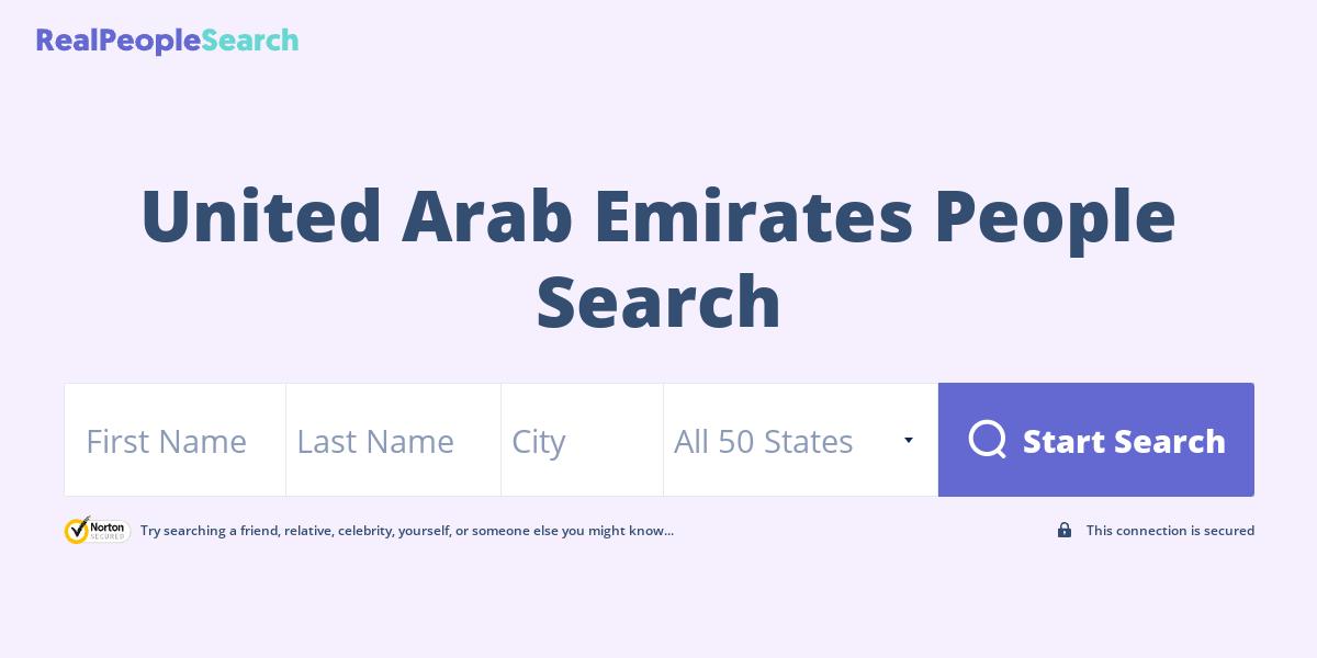 United Arab Emirates People Search