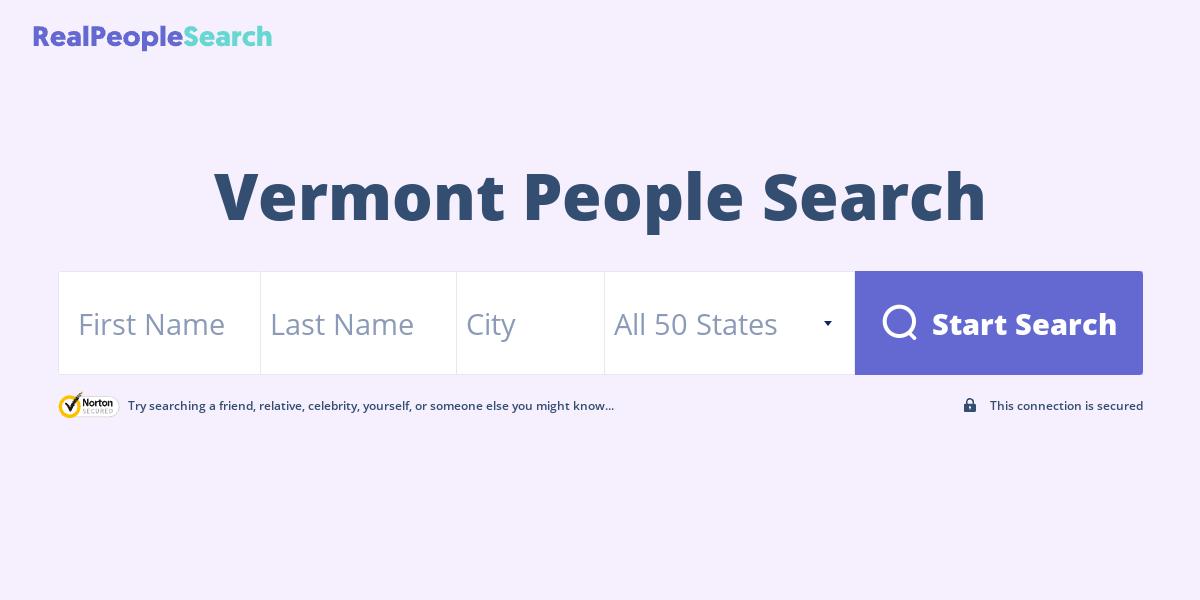 Vermont People Search