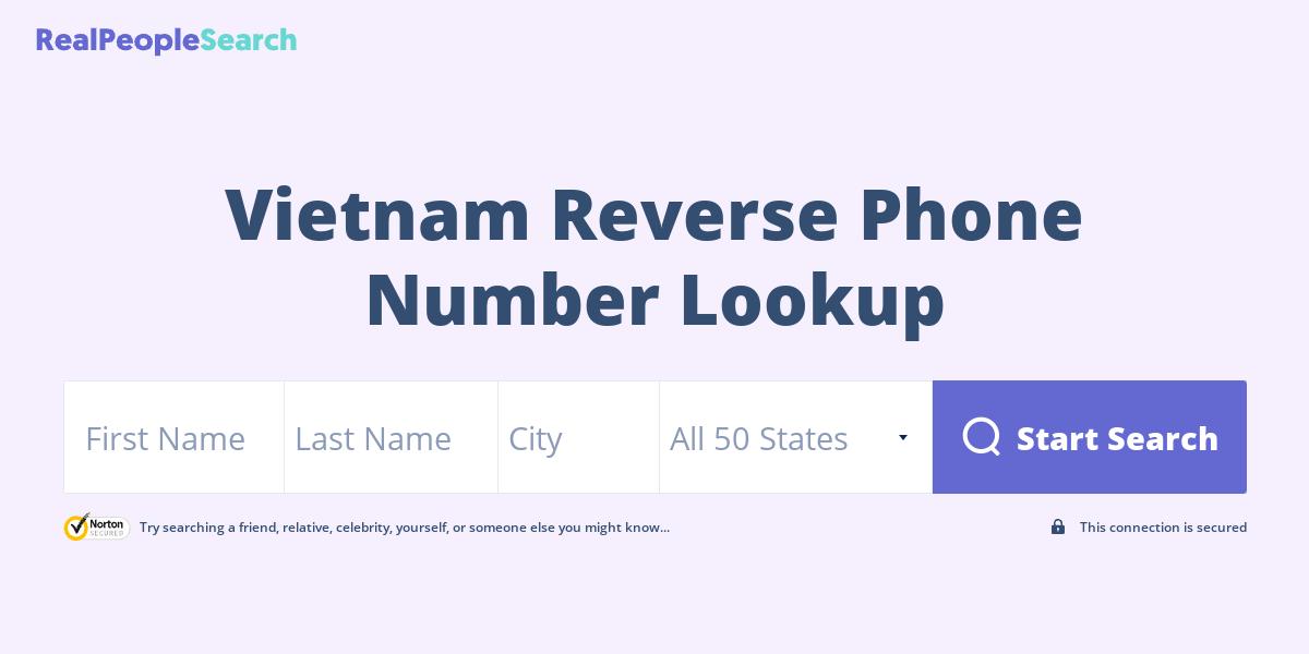 Vietnam Reverse Phone Number Lookup & Search